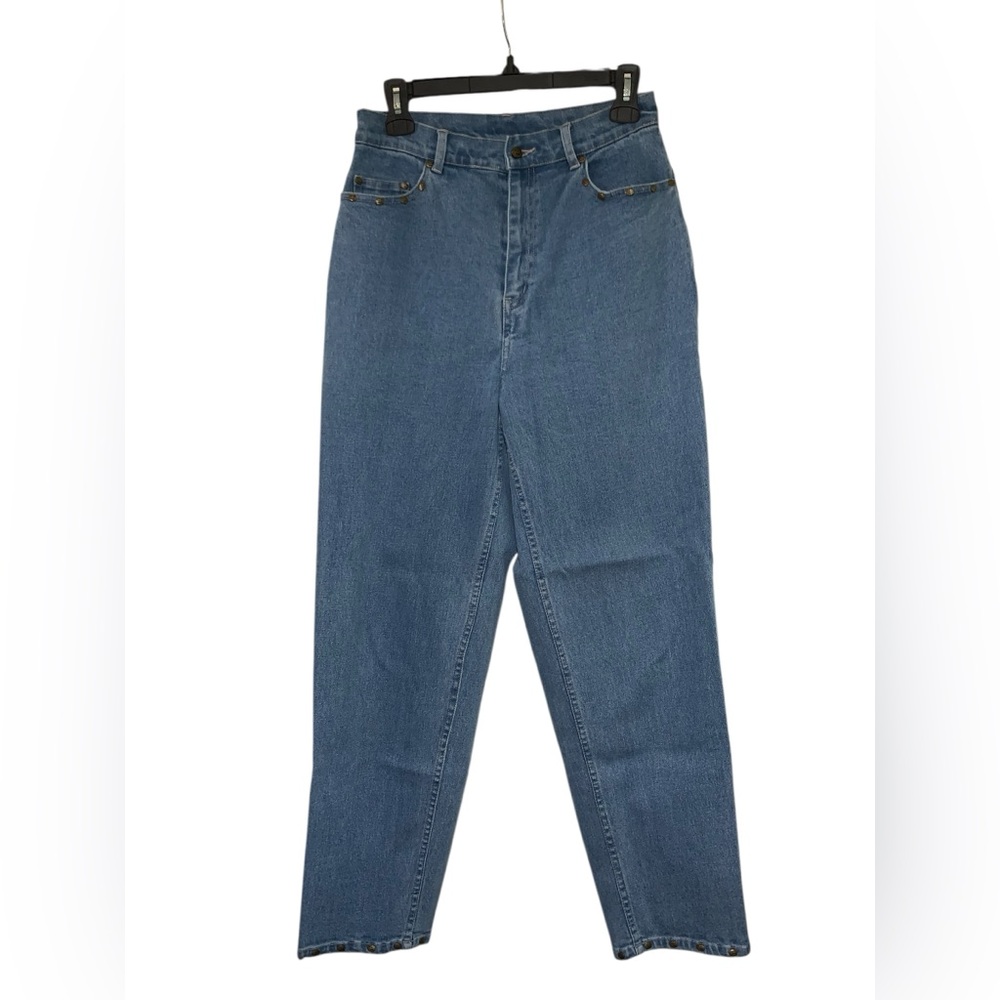 QVC Vintage The Quacker Factory Jeans Unique Metal Pumpkin Embellishments Size 8